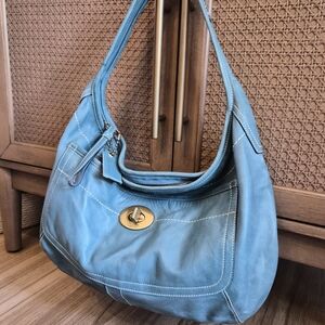 Turqouise Ergo Hobo Vintage Coach